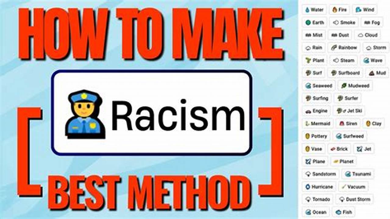 How To Make Racism In Infinite Craft