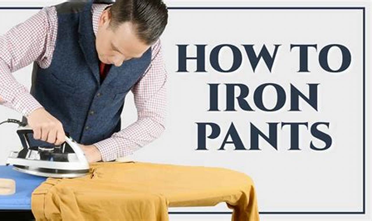 The Ultimate Guide to Ironing Trousers: Mastering the Art of Crisp Creases