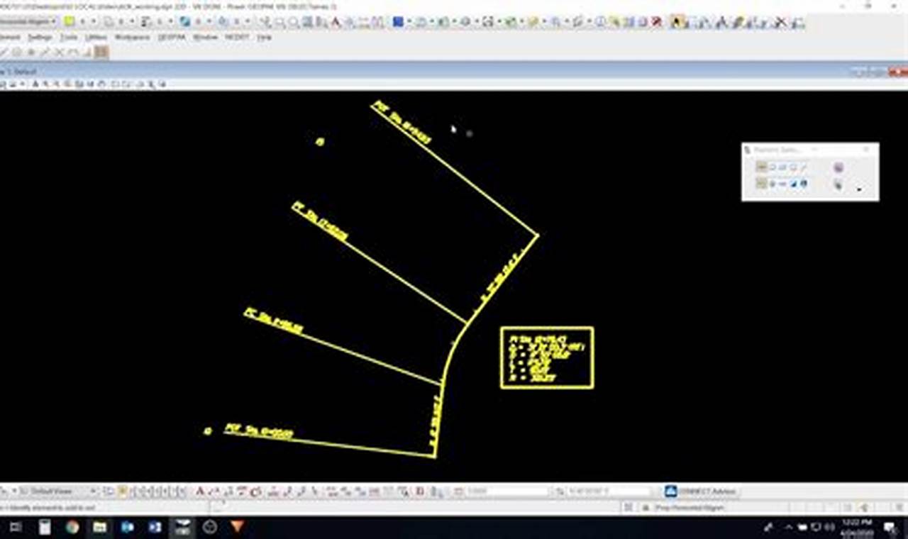 How to Extract Horizontal Curve Data from MicroStation: A Comprehensive Guide