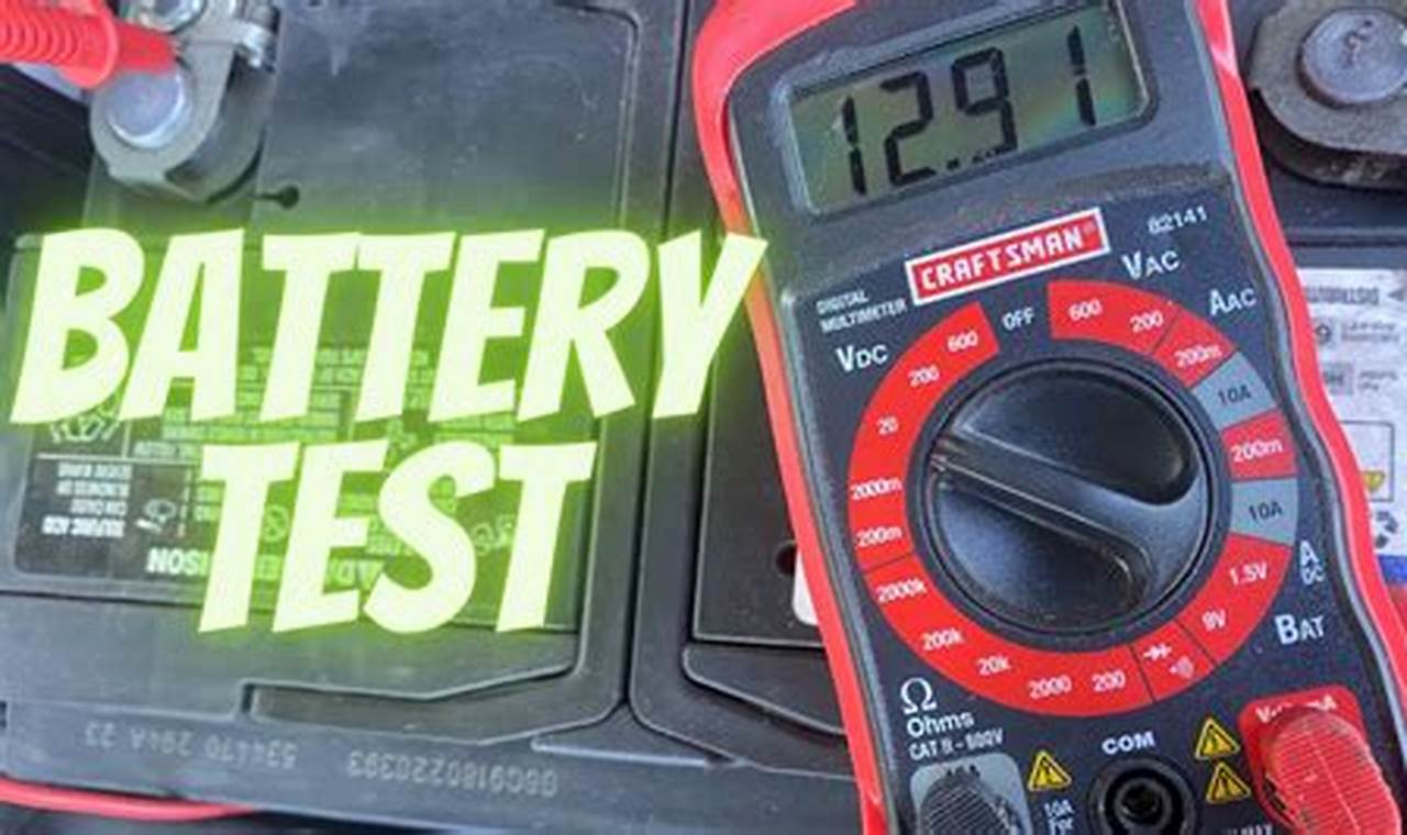 A Simple Guide: How to Test a Battery with a Voltmeter