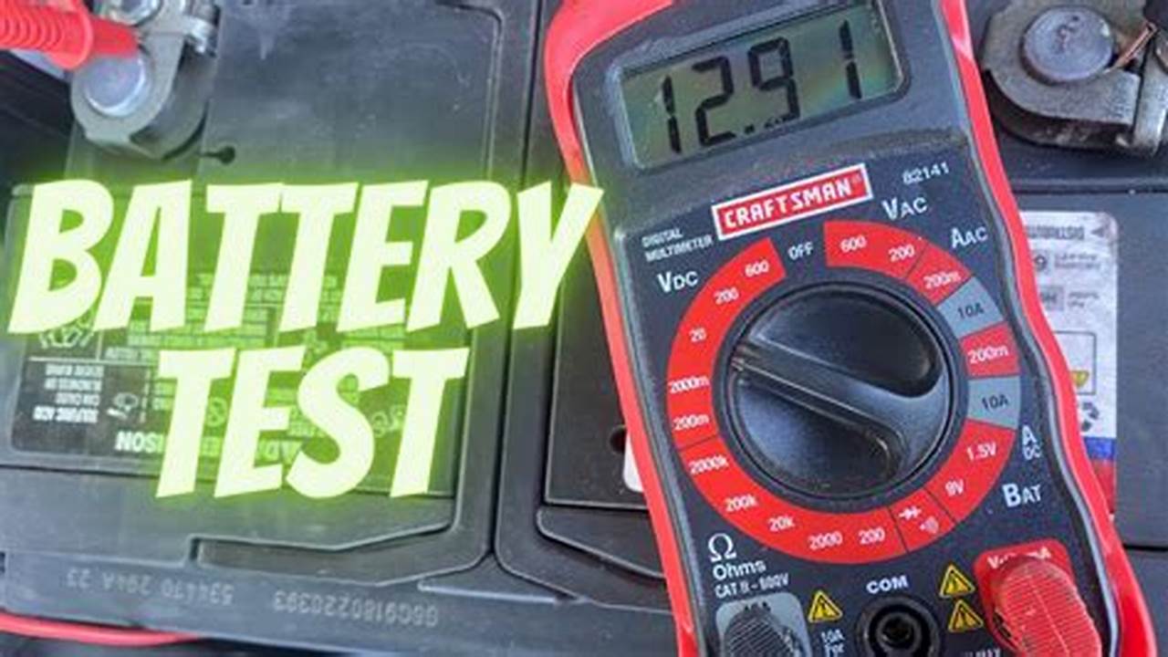 A Simple Guide: How to Test a Battery with a Voltmeter
