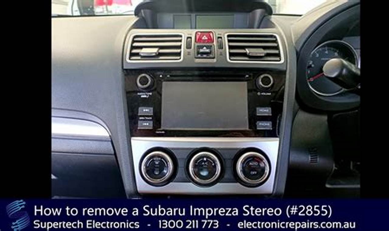 Ultimate Guide: Removing an Old Camera from a 2015 Subaru Impreza Sedan