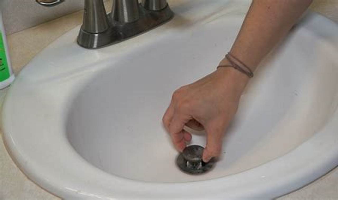 DIY Guide: How to Effortlessly Remove a Bathroom Sink Drain Stopper