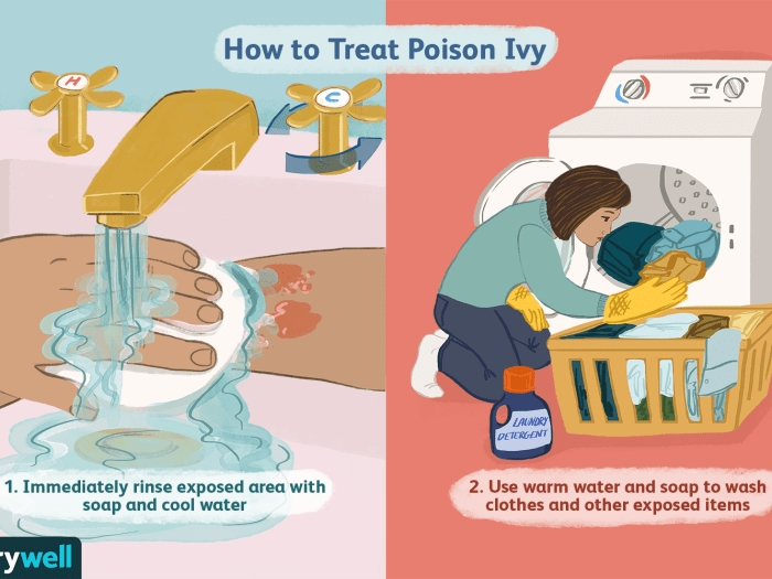 How to remove poison ivy oil from a weekwacker