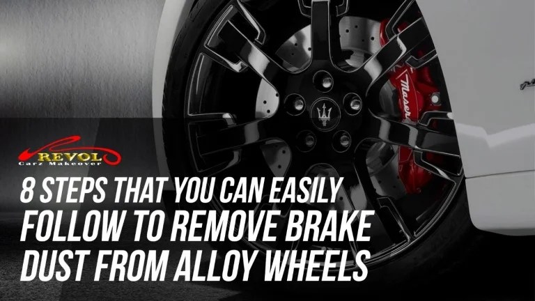 How to remove old brake dust from bmw wheels