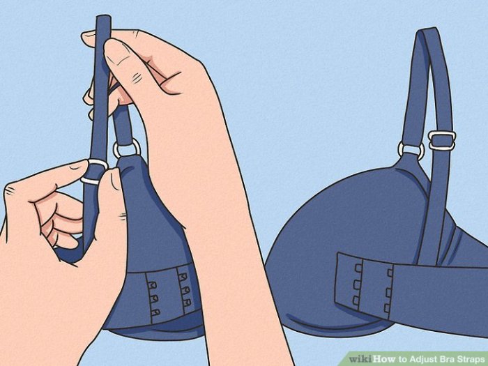 How to tighten bra straps