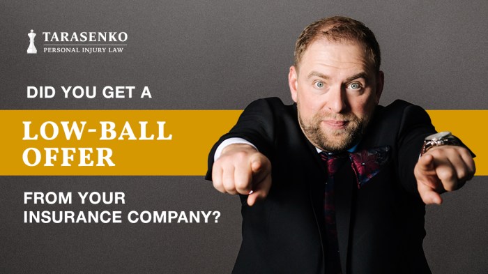 Insurance low ball offer on totaled car