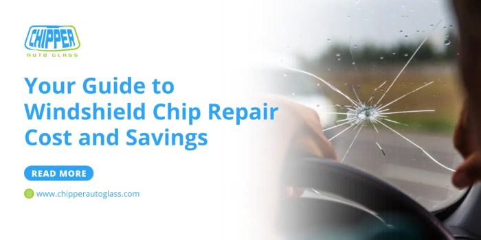 How much to repair windshield chip