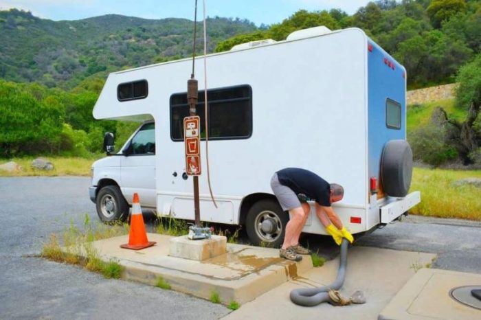 Disposal convenient thirds flow How to clean black water tank on rv