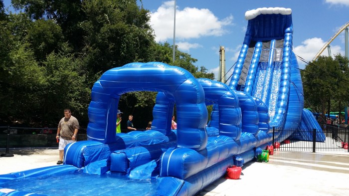Water slide rentals rent tropical 16ft How much to rent a water slide